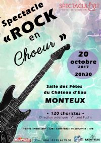 Rock en Choeur. Le vendredi 20 octobre 2017 à Monteux. Vaucluse.  20H30